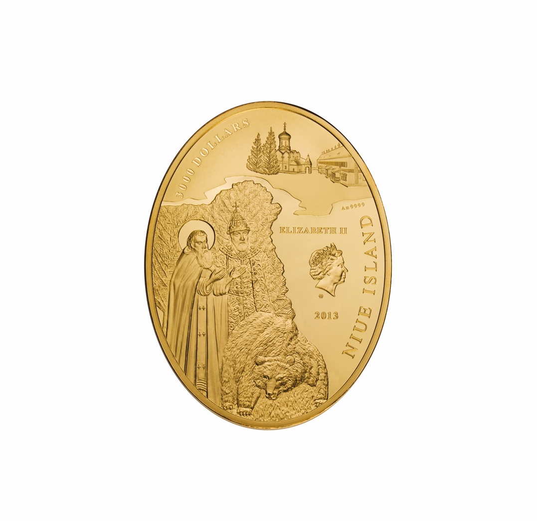 Carska droga, złota moneta 0,5 kg – 3000 dollars, Nowa Zelandia, 2013