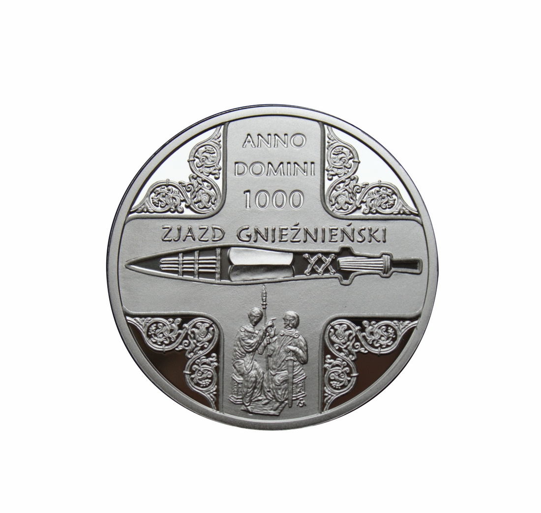 ZJAZD GNIEŹNIEŃSKI Dzieje Chrześcijaństwa w Polsce - srebrna moneta, 2500 Franków, 2016